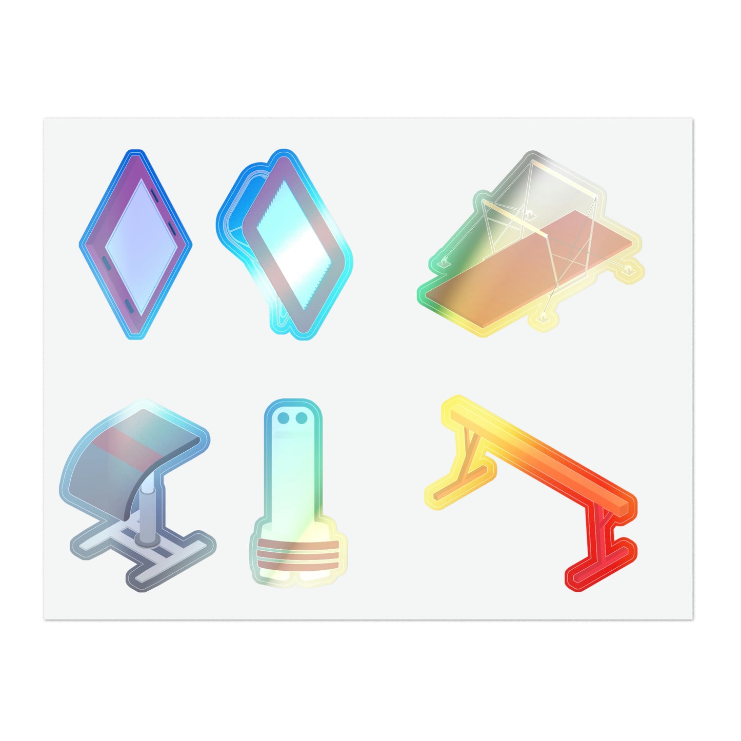 Women's Gymnastics Stickers